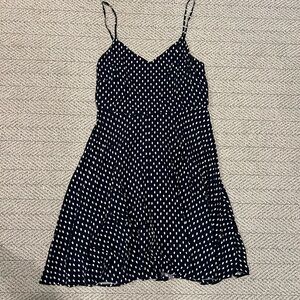 Navy and White GAP Polka Dot Dress